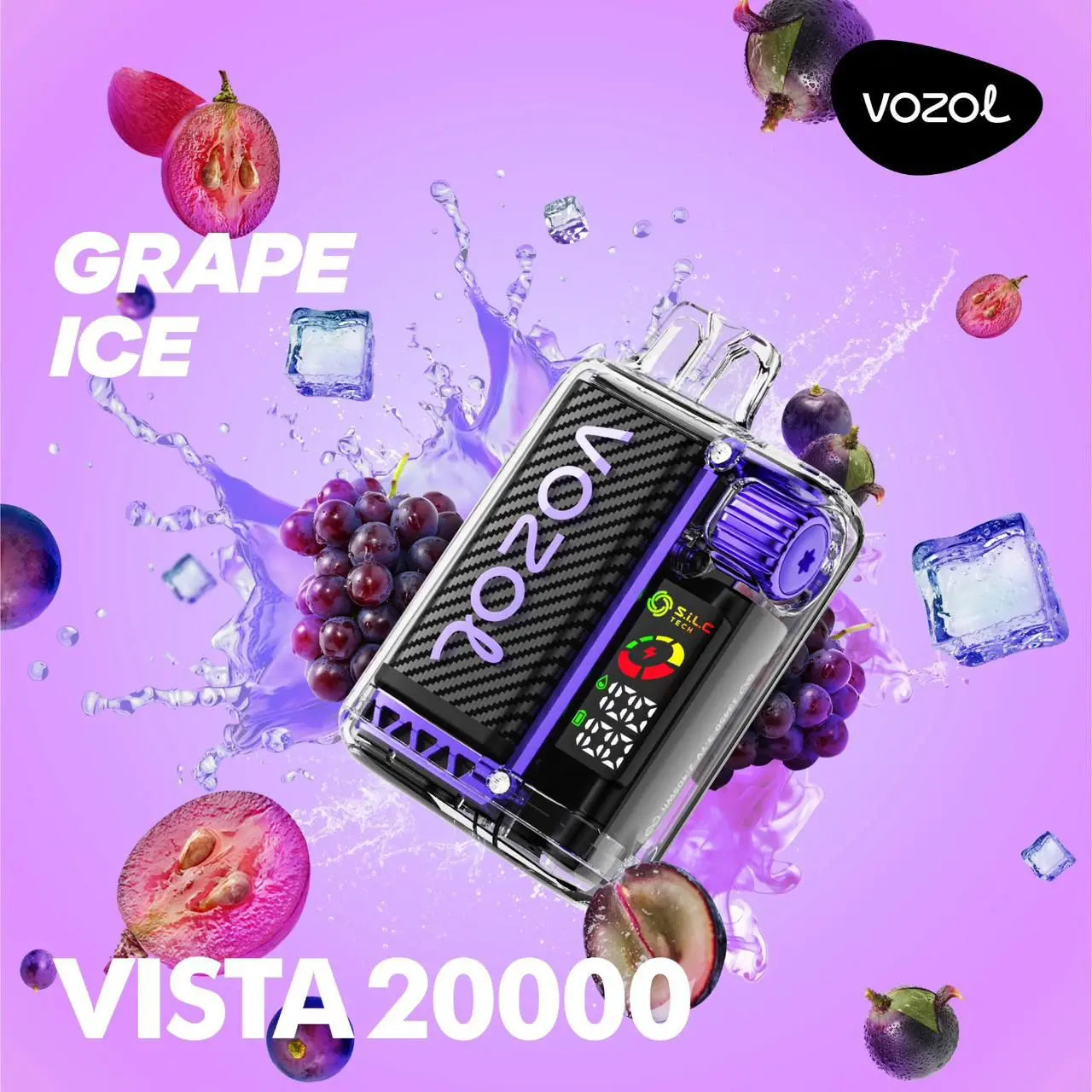 Vozol Vape - Vozol - 20K Vape - Vozol 20000 - 20000 Vape - Vape 20000 Züge - Grape Ice - Vista