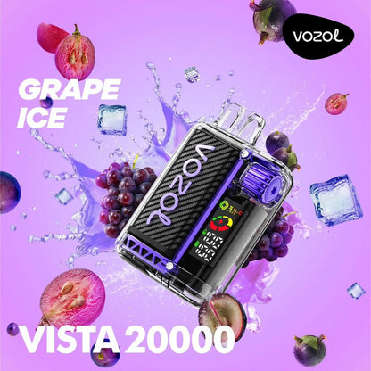 Vozol Vape - Vozol - 20K Vape - Vozol 20000 - 20000 Vape - Vape 20000 Züge - Grape Ice - Vista