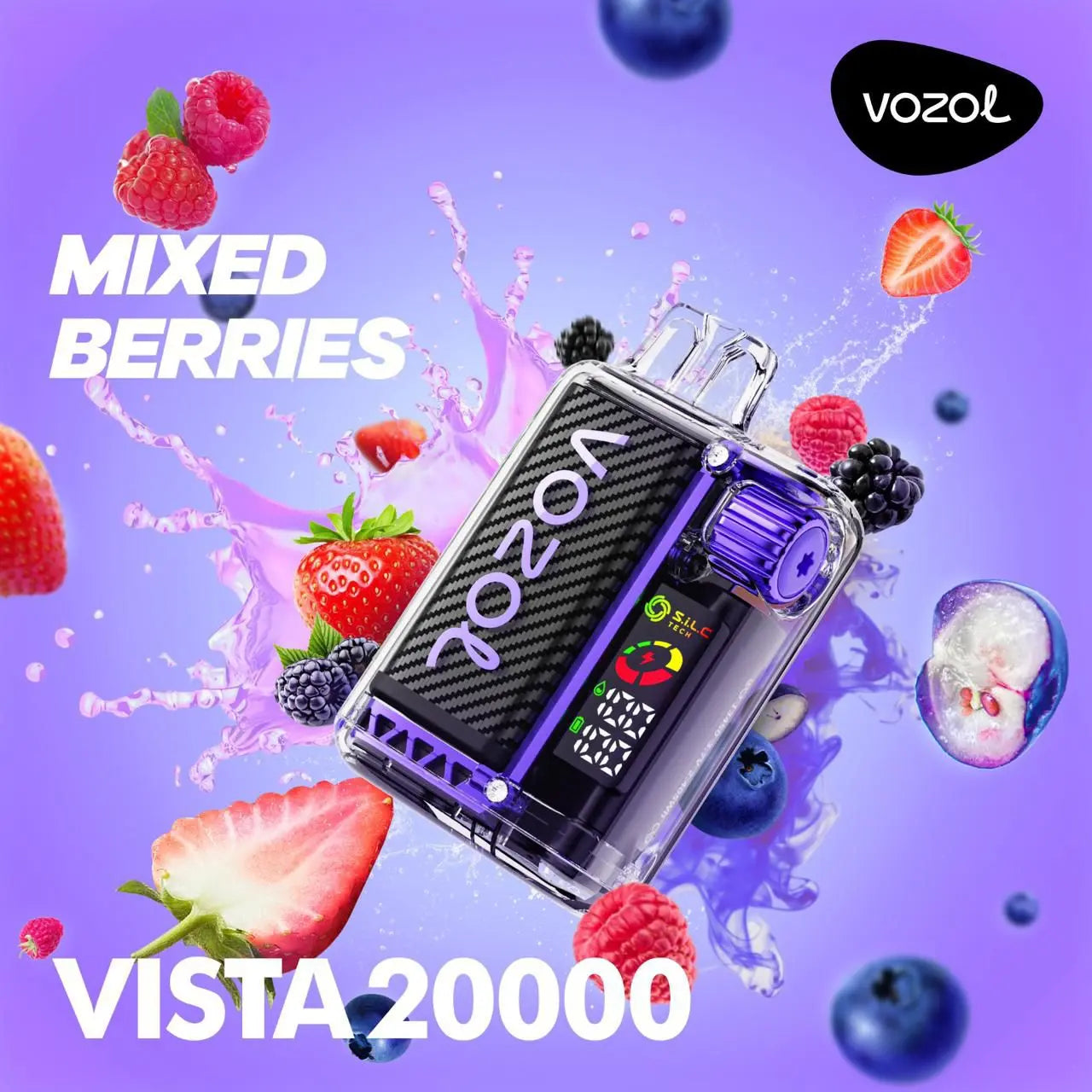 Vozol Vape - Vozol - 20K Vape - Vozol 20000 - 20000 Vape - Vape 20000 Züge - Mixed Berries - Vista