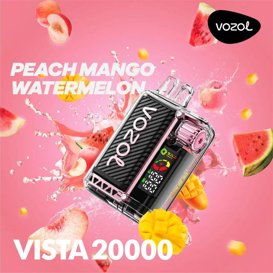 Vozol Vape - Vozol - 20K Vape - Vozol 20000 - 20000 Vape - Vape 20000 Züge - Peach Mango Watermelon - Vista