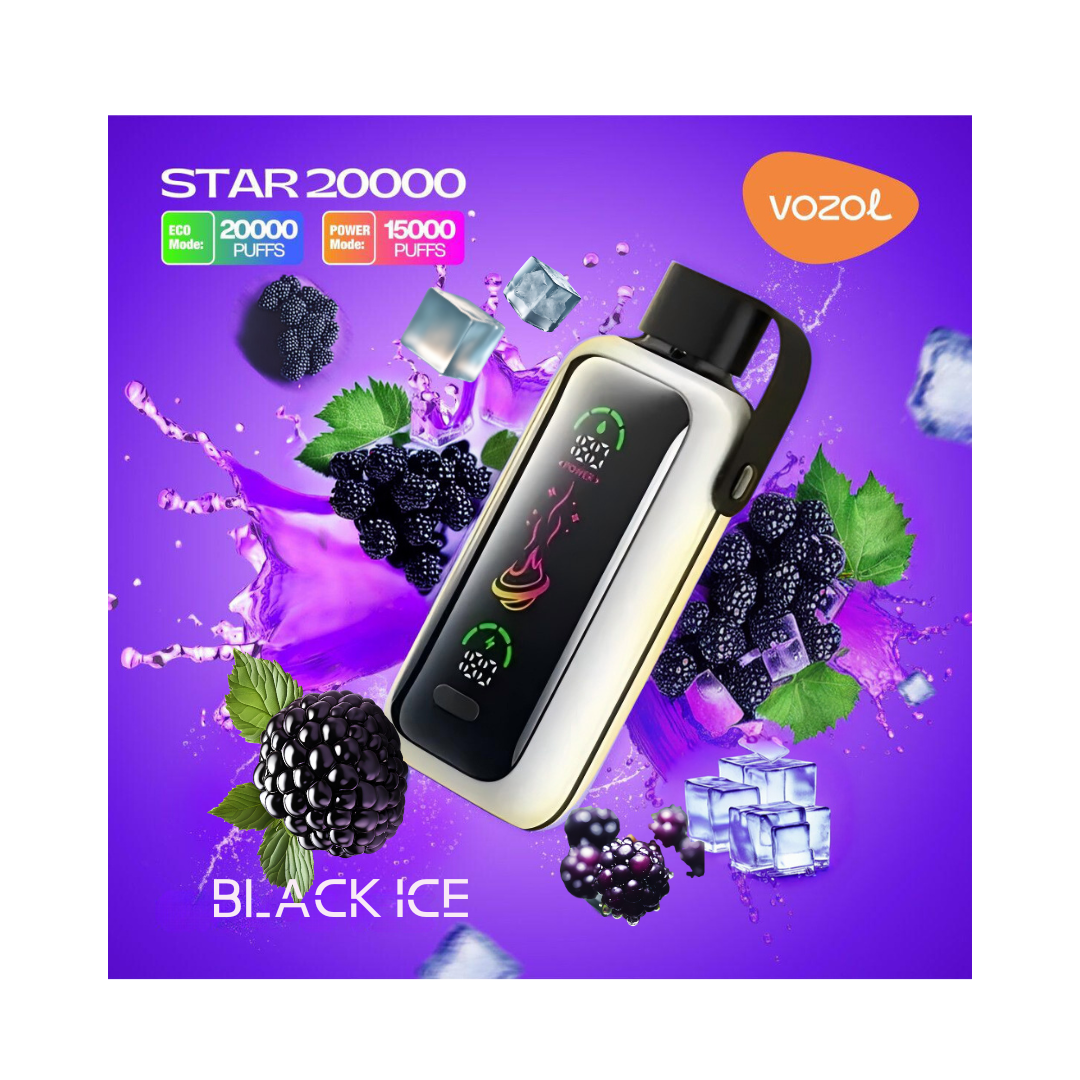 Vozol-20K Vape-Gear-Black Ice