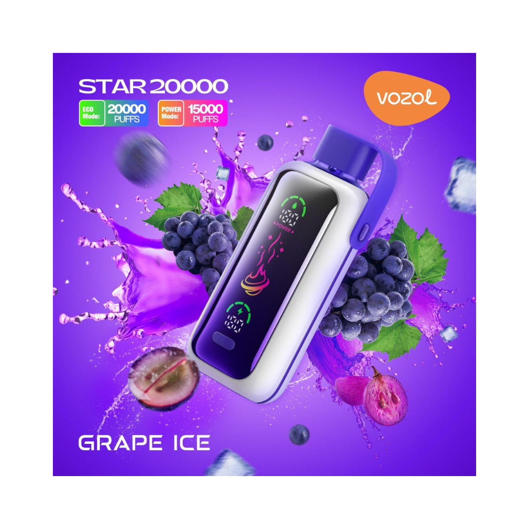 Vozol-20K Vape-Gear-Grape-Ice