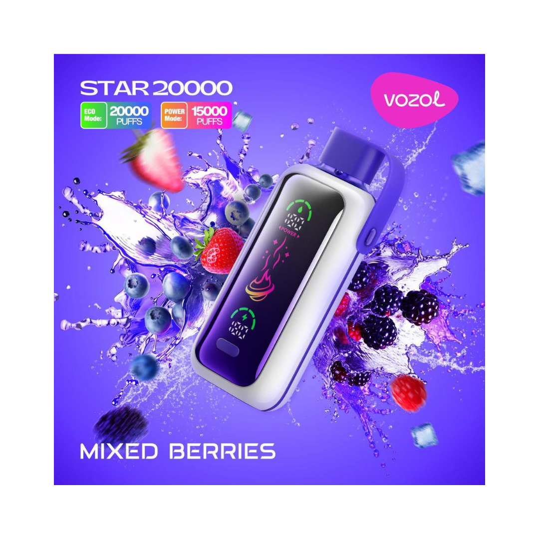 Vozol-20K Vape-Gear-Mixed-Berries