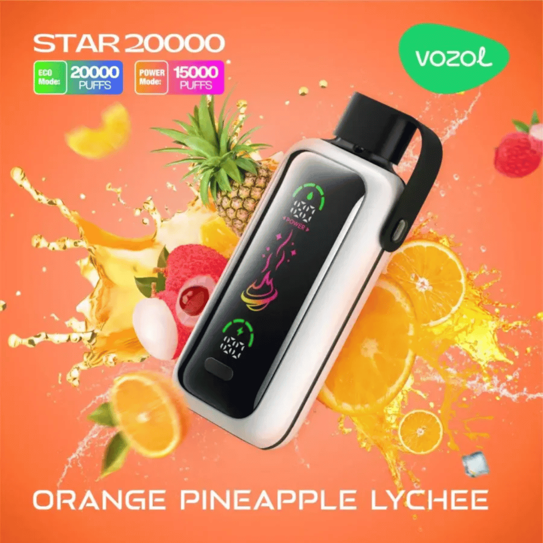 Vozol-20K Vape-Gear-Orange Pineapple Lychee