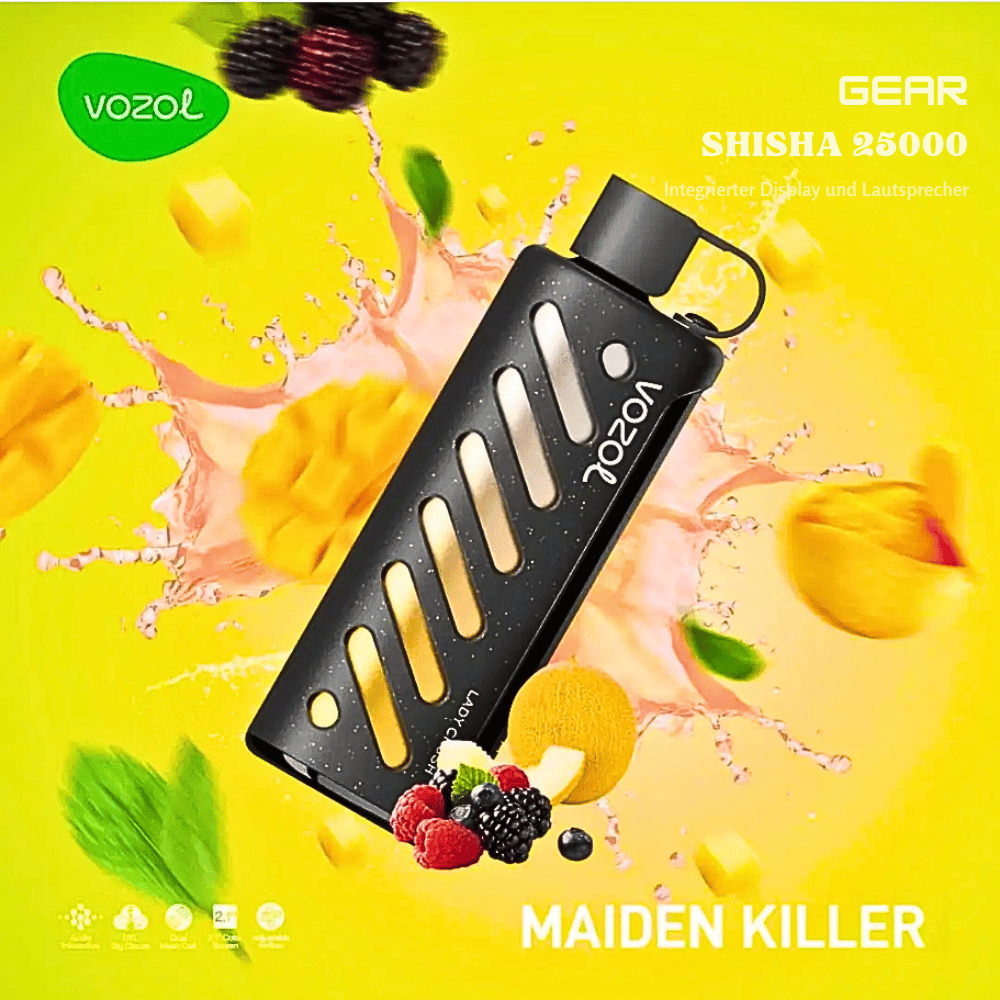 Vozol Vape - Gear 25K Vape - Maiden Killer - Vozol