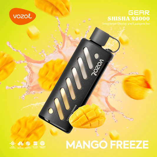 Vozol Vape - Gear 25K Vape - Mango Freeze - Vozol