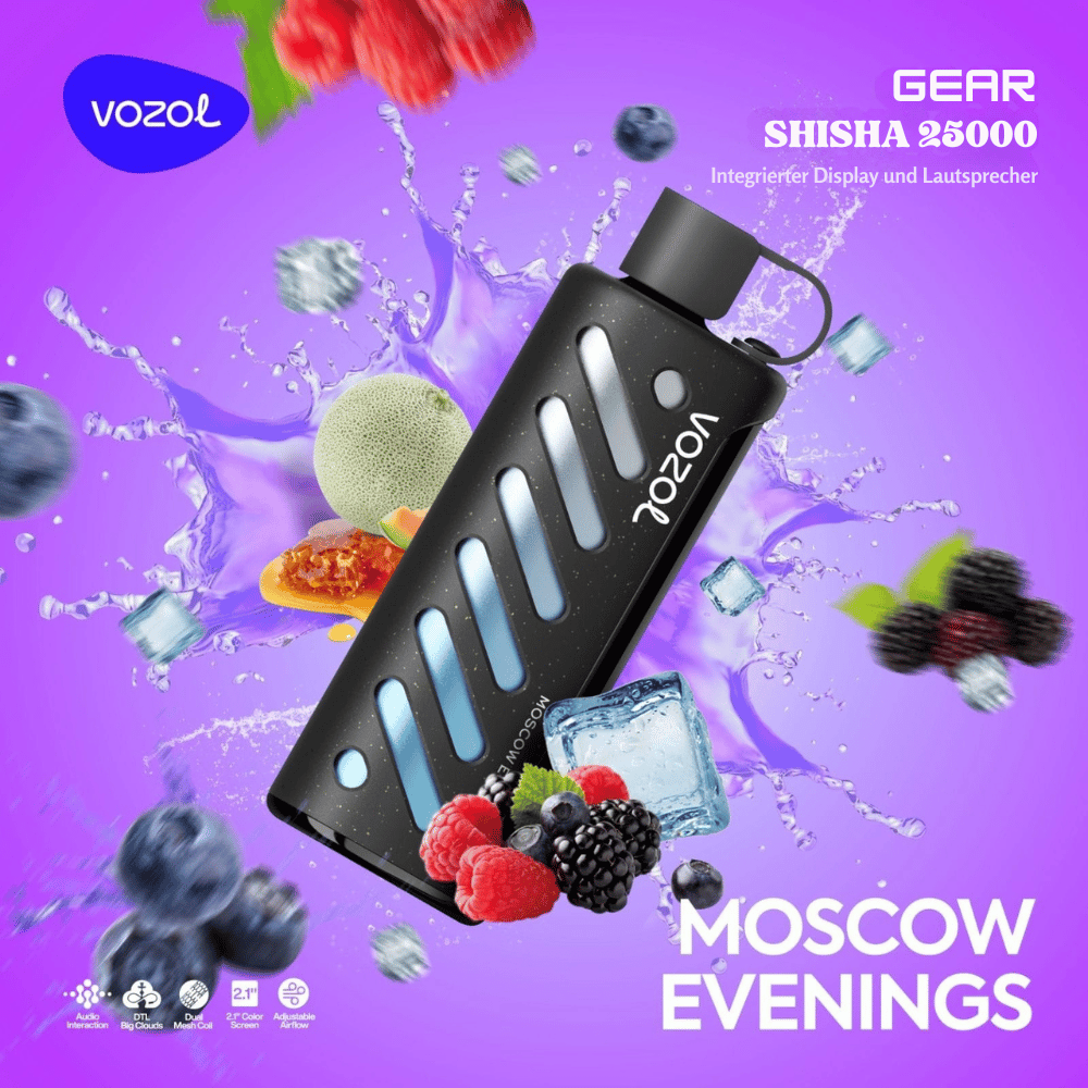 Vozol Vape - Gear 25K Vape - Moscow Evenings - Vozol