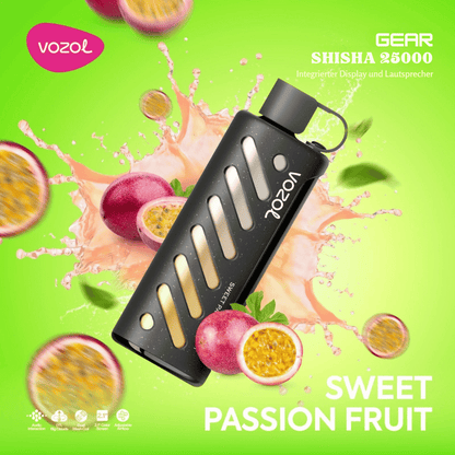 Vozol Vape - Gear 25K Vape - Sweet Passion Fruit - Vozol