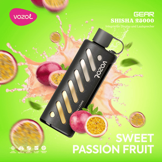 Vozol Vape - Gear 25K Vape - Sweet Passion Fruit - Vozol