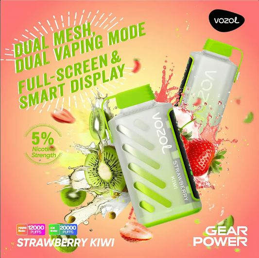 Vozol Gear 20K Vape - Strawberry Kiwi