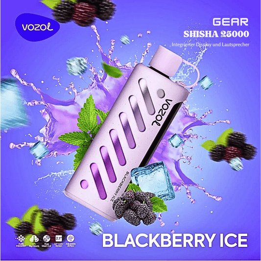 Vozol Vozol - Gear 25K Vape - Blackberry Ice - Vozol