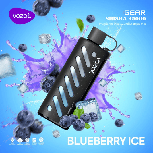 Vozol Vape -Gear 25K Vape - Blueberry Ice - Vozol