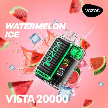 Vozol Vape - Vozol - 20K Vape - Vozol 20000 - 20000 Vape - Vape 20000 Züge - Watermelon Ice - Vista